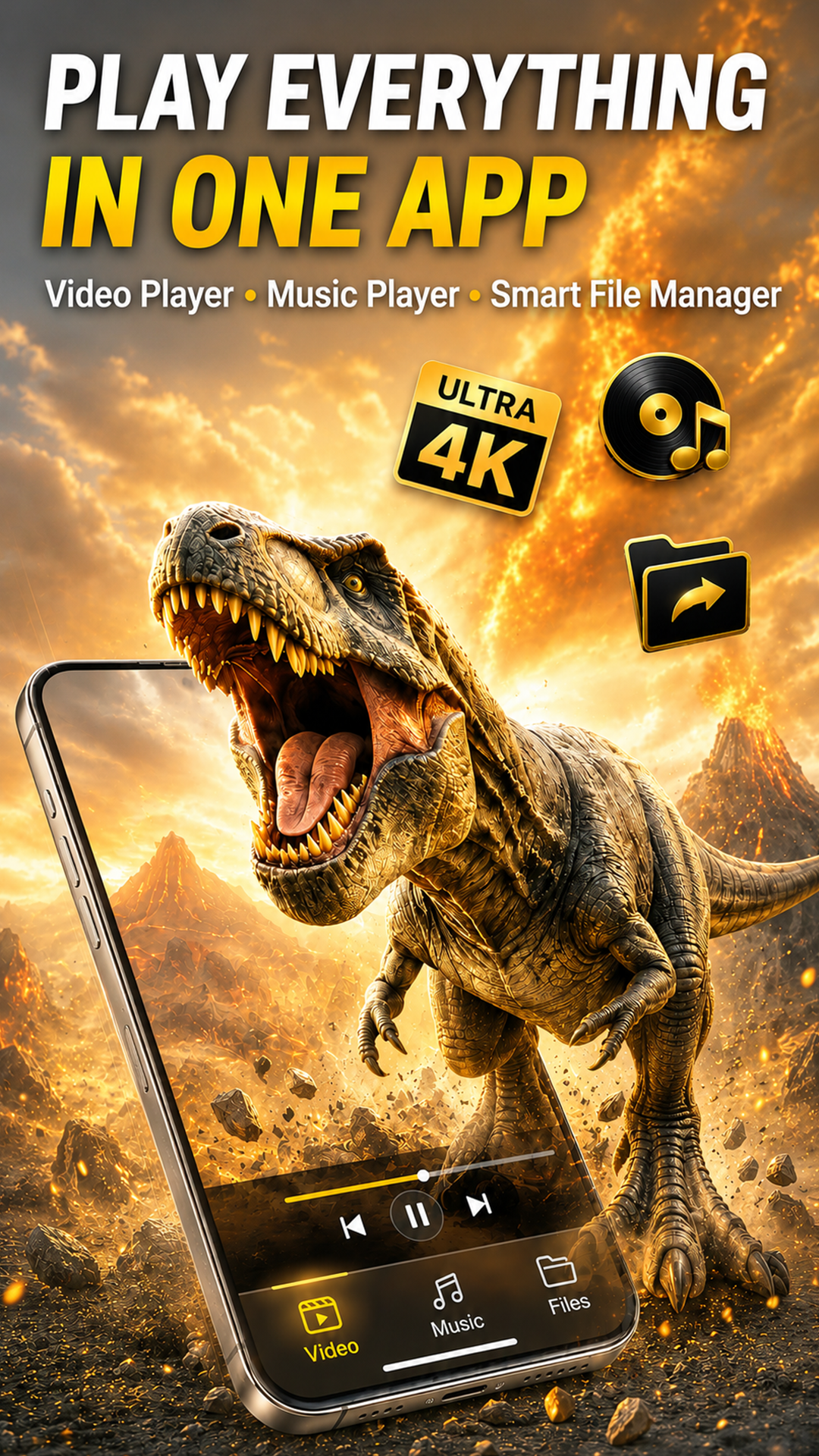 NAVO Video Player — Play everything in one app